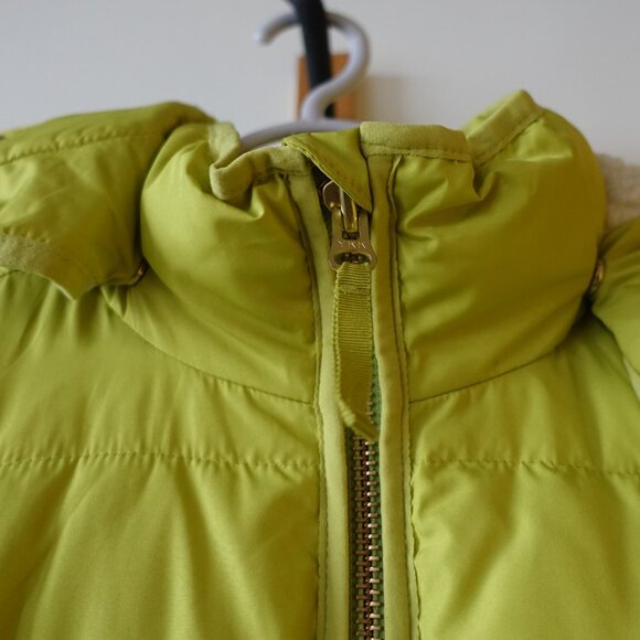 J. Crew vivid chartreuse Chateau puffer Primaloft jacket coat SM S Small - Picture 12 of 16